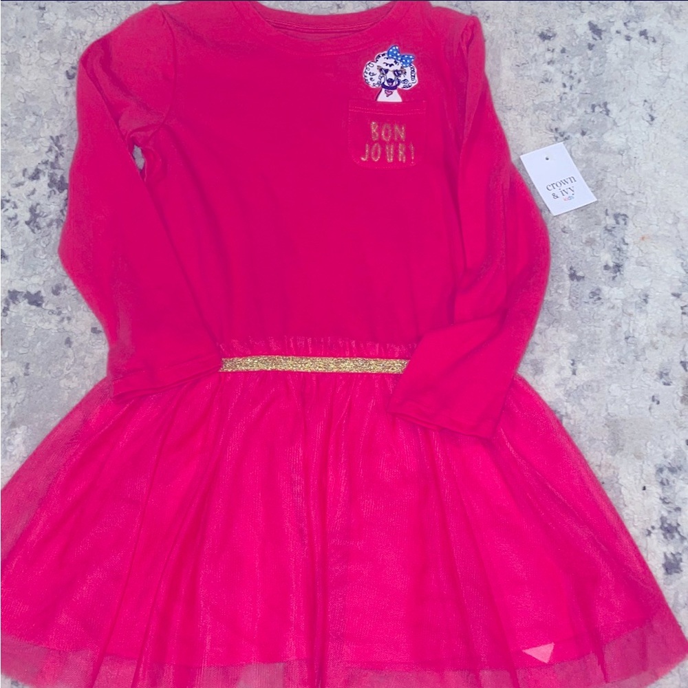 Girls crown and ivy tutu dress size 4 brand new with tags